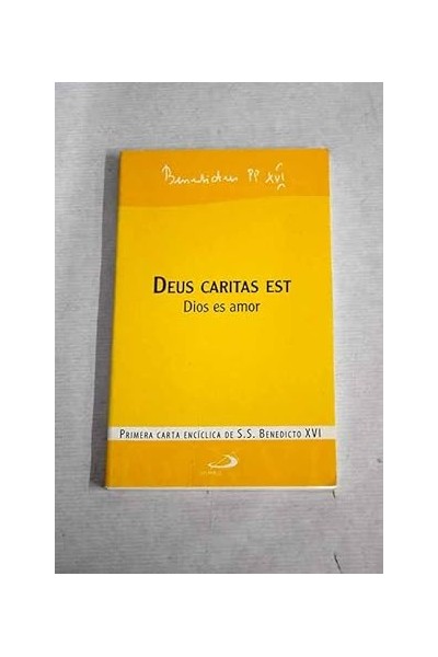 Deus caritas est. Dios es Amor